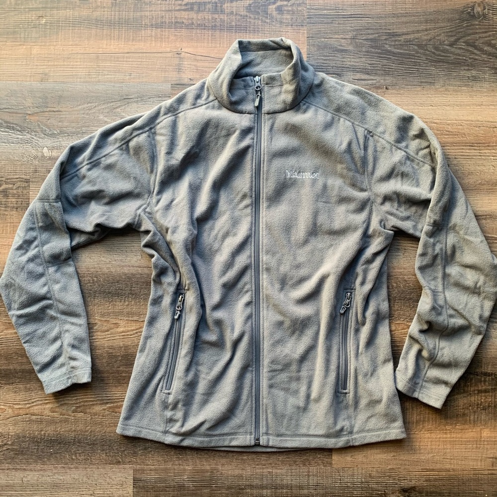 Grey marmot fleece
